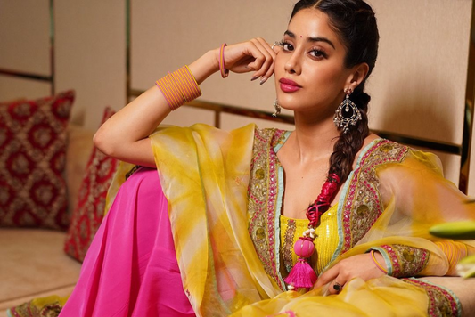 "Janhvi Kapoor Transforms into a Captivating Punjabi Kudi During 'Mr. and Mrs. Mahi' Promotions"