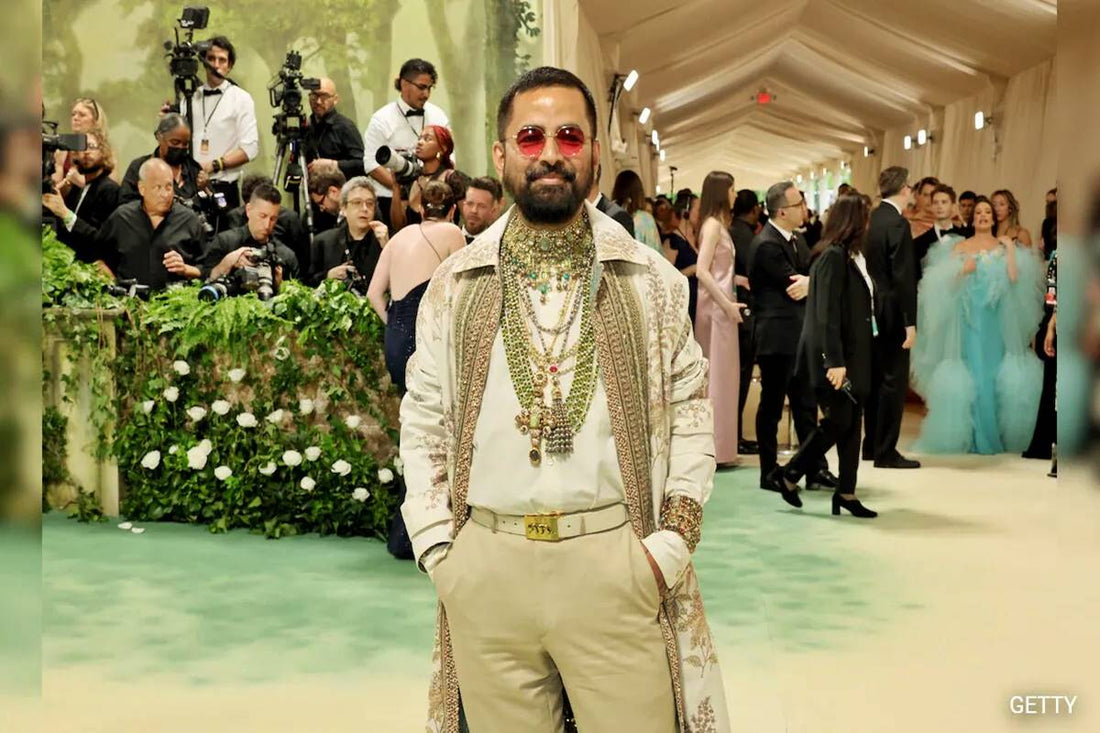 Sabyasachi Mukherjee Becomes First Indian Designer to Walk the 2024 Met Gala Red Carpet