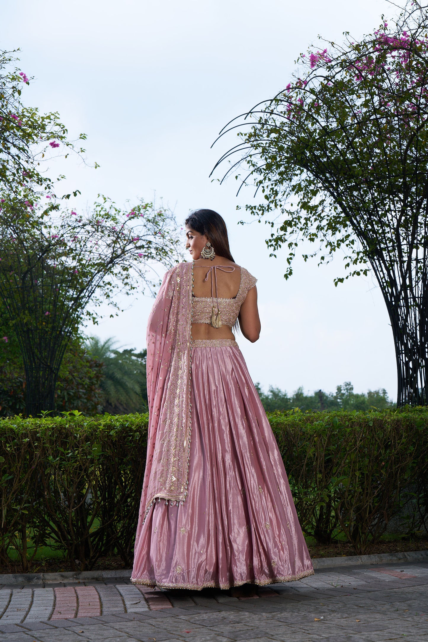 Dusty Pink Eid Lehenga