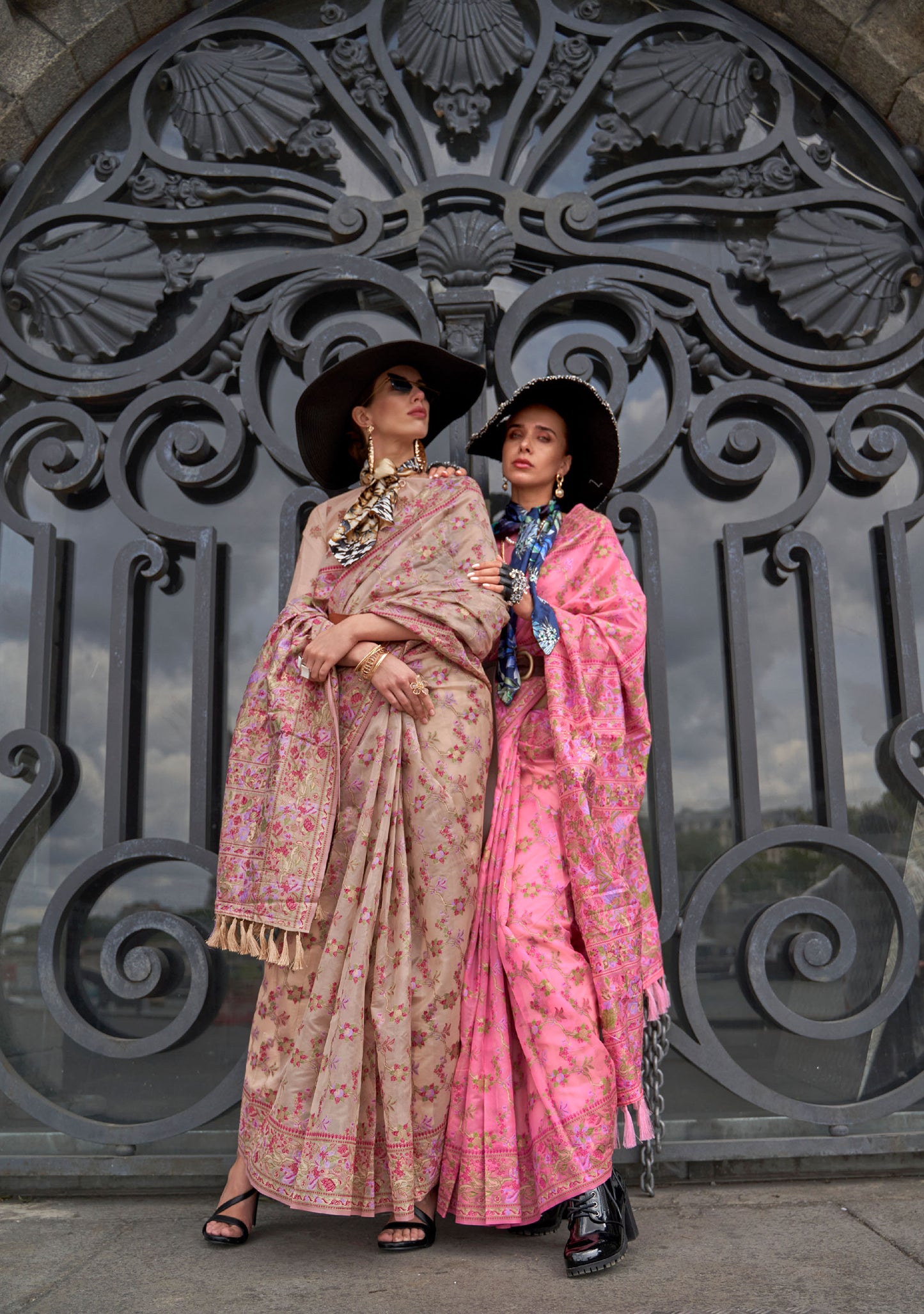 Pink Kaarsi Organza Silk Handloom Saree