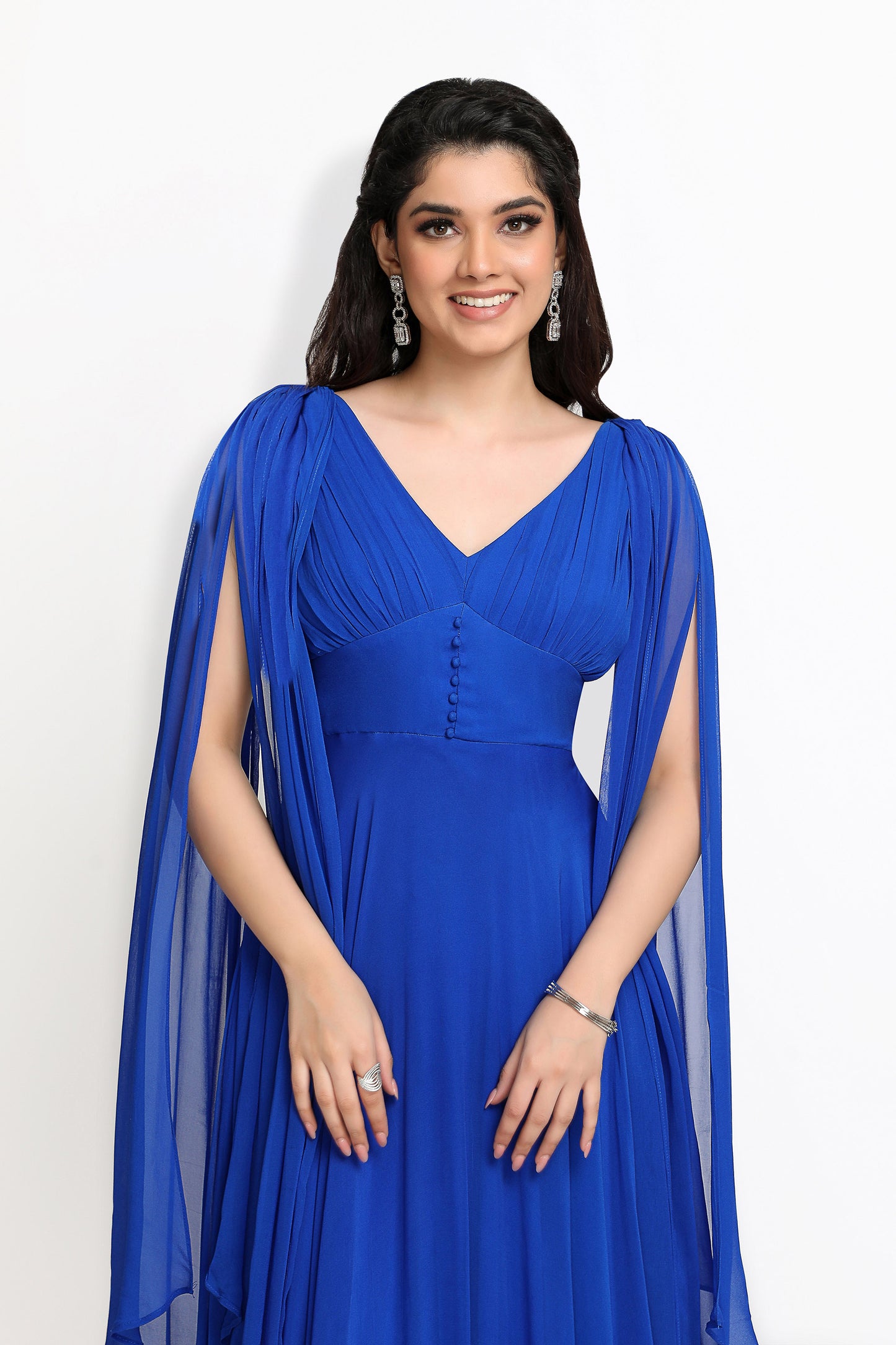 Azure Designer Gown- Blue