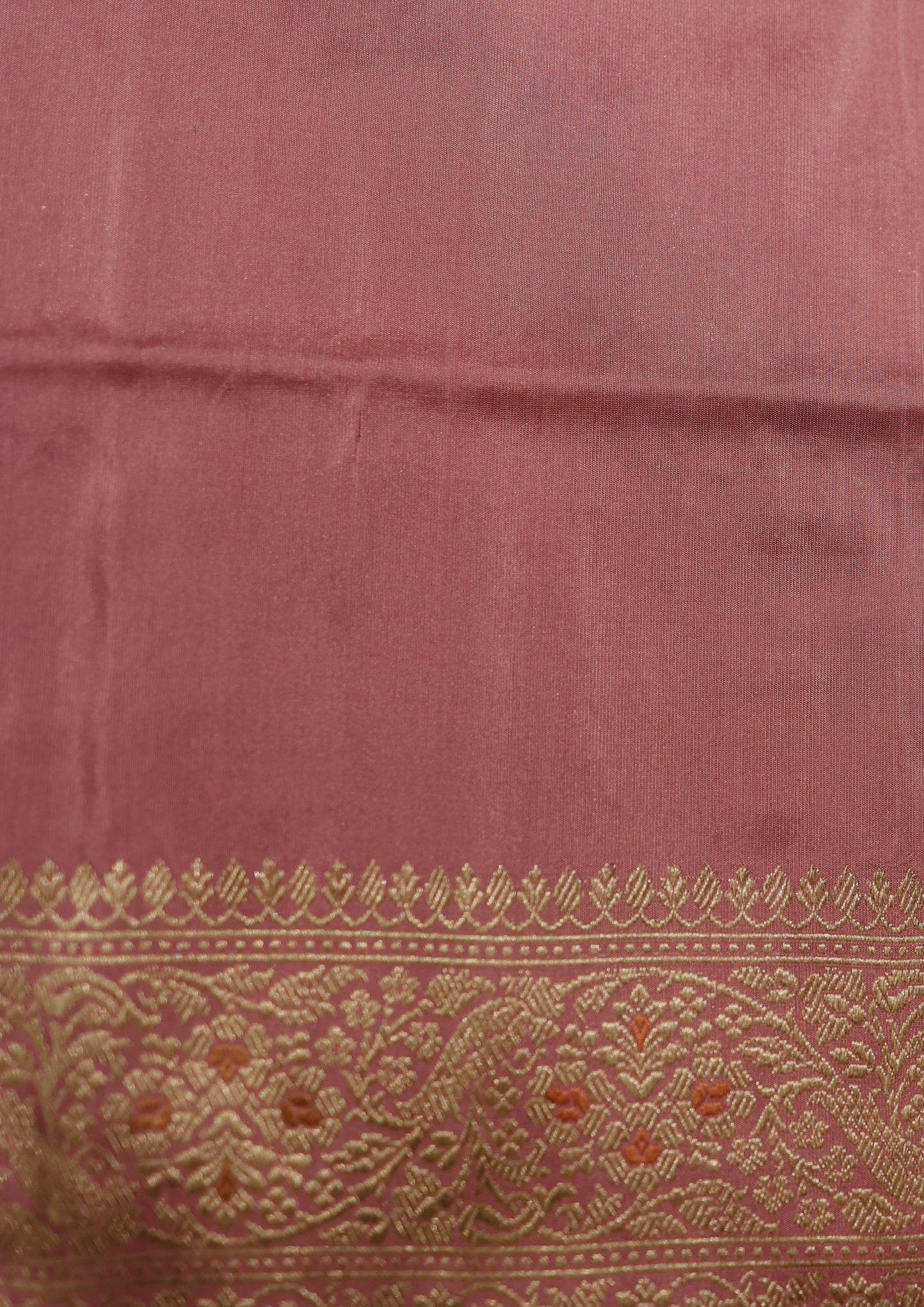 Pink Handwoven Kadwa Katan Pure Silk Saree - Panaya