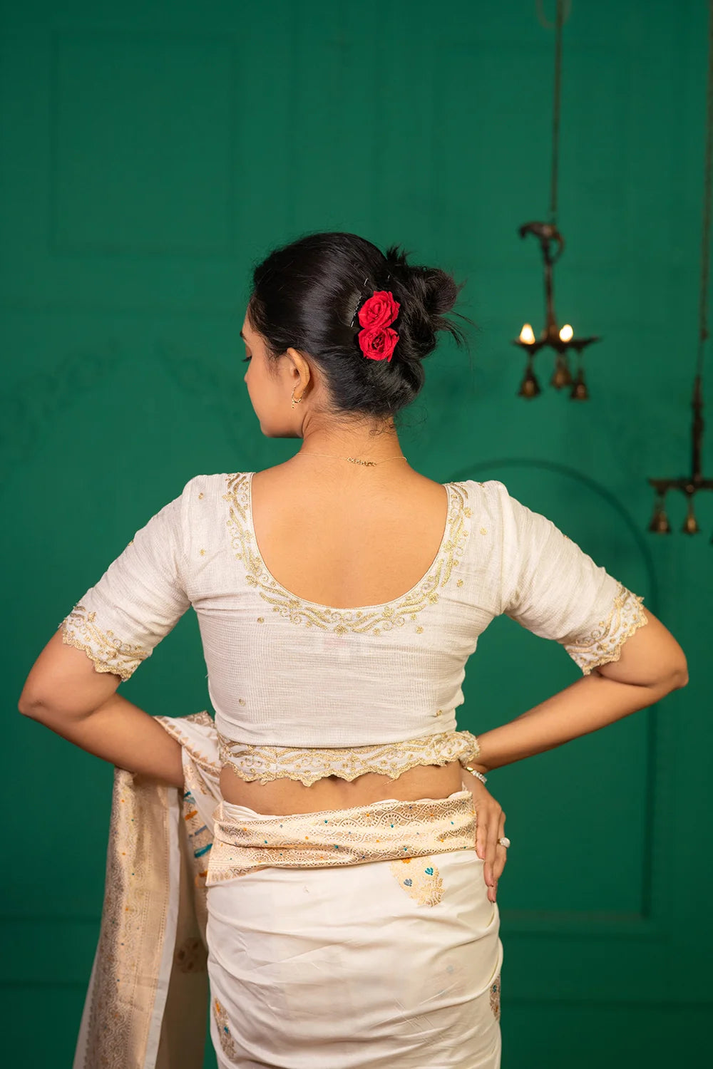 Kanaka Chanderi Silk Blouse