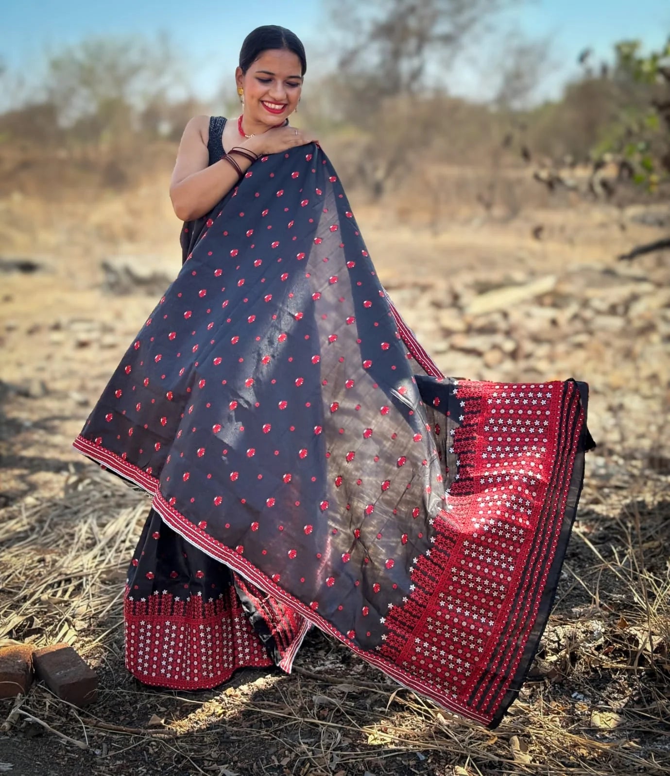 Madhubani Mekhela Chador