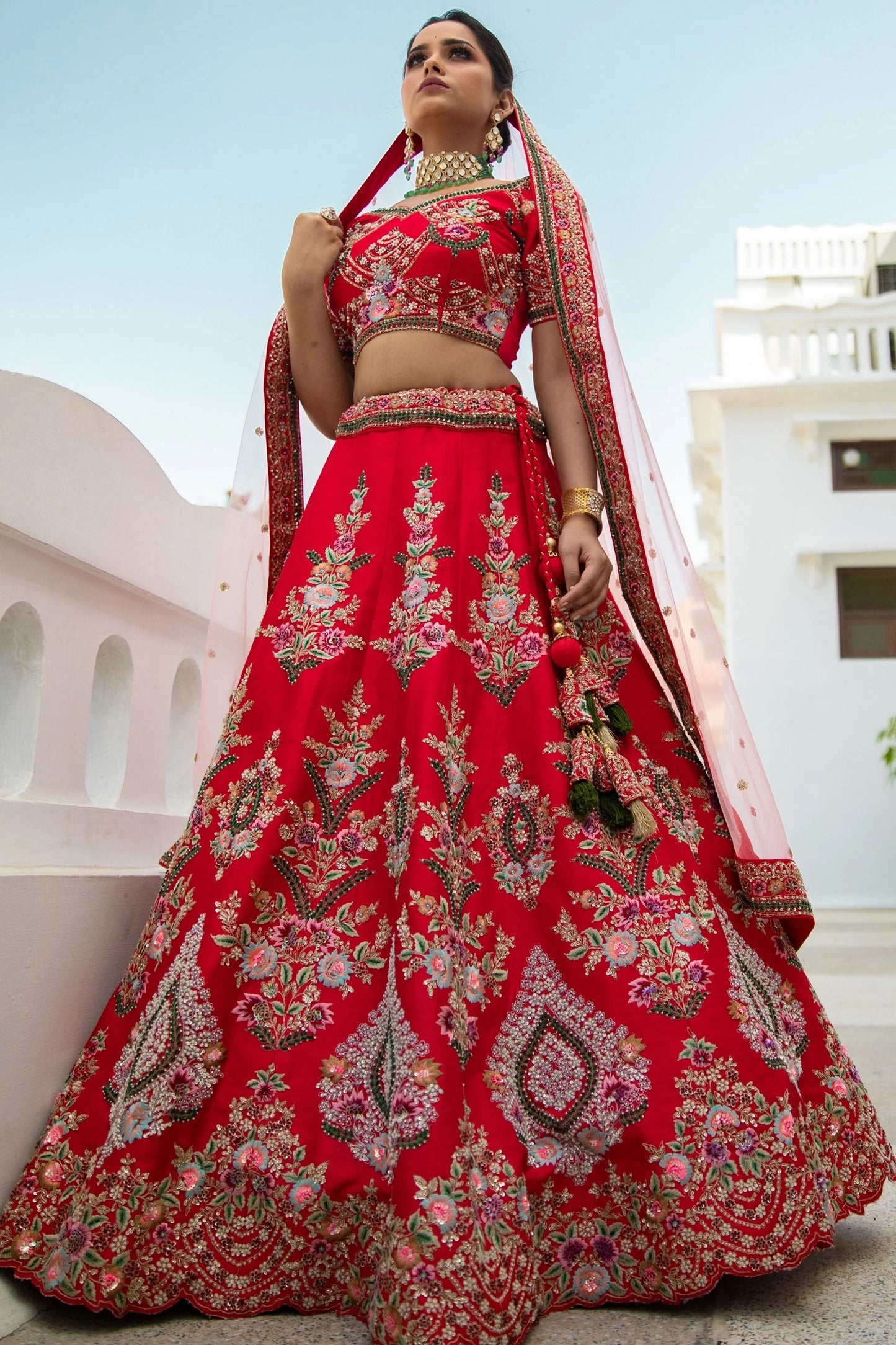 Royal Red Lehenga