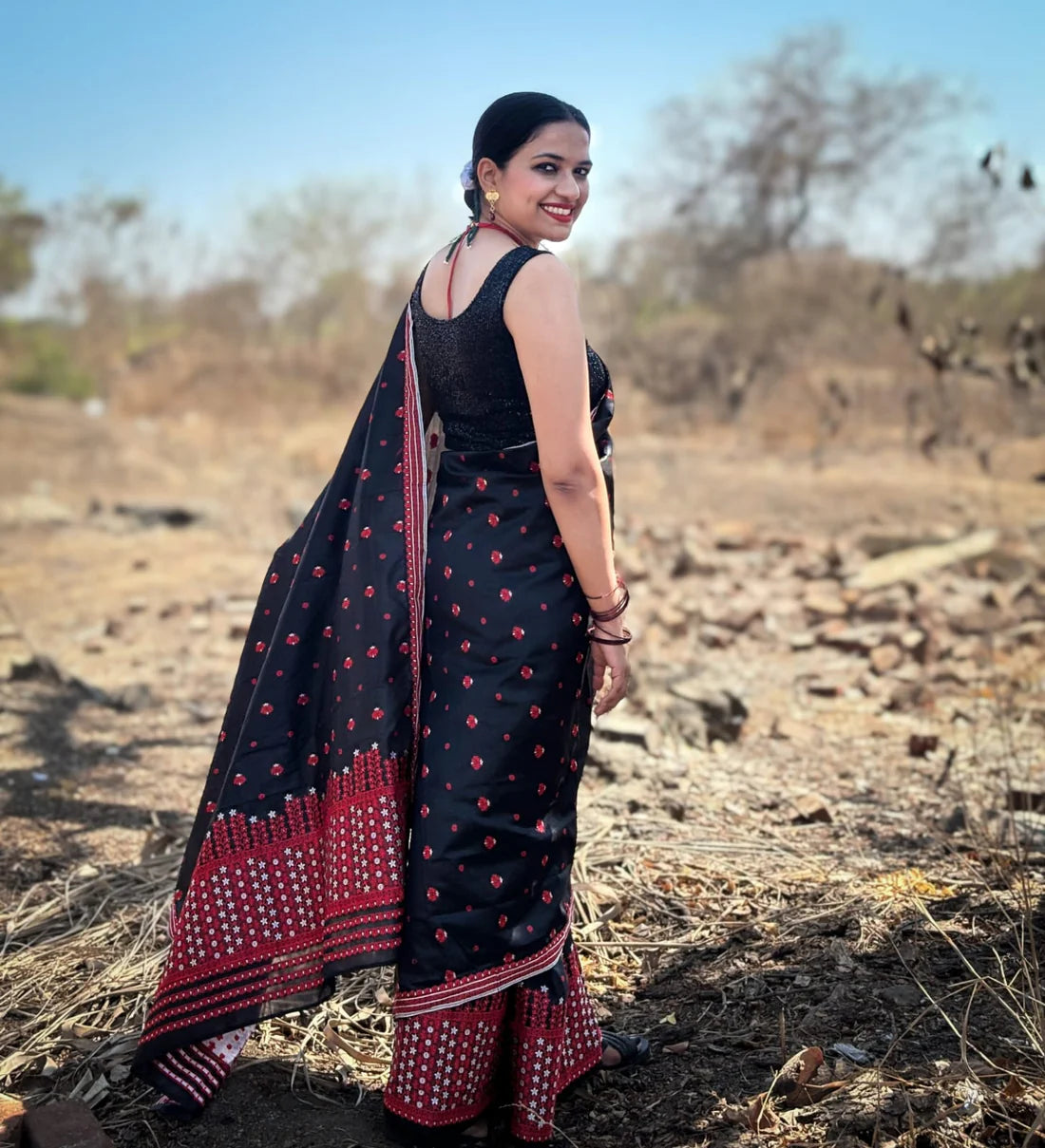 Madhubani Mekhela Chador