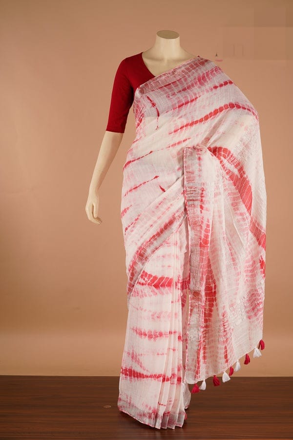 Pure Linen Shibori Design Saree By Rank Every Retires