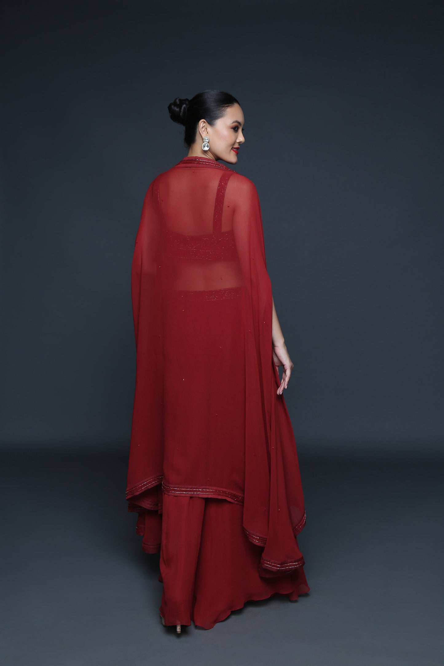 Mineral Red Cape Set - Sanjeev Marwaaha