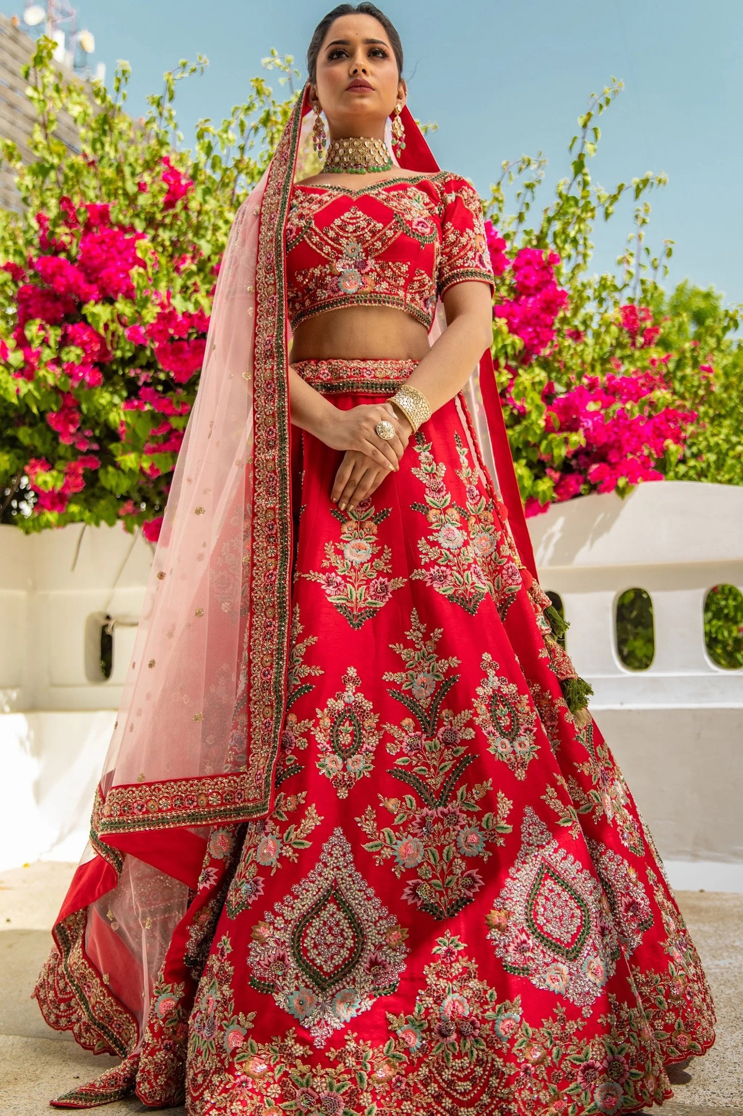 Royal Red Lehenga