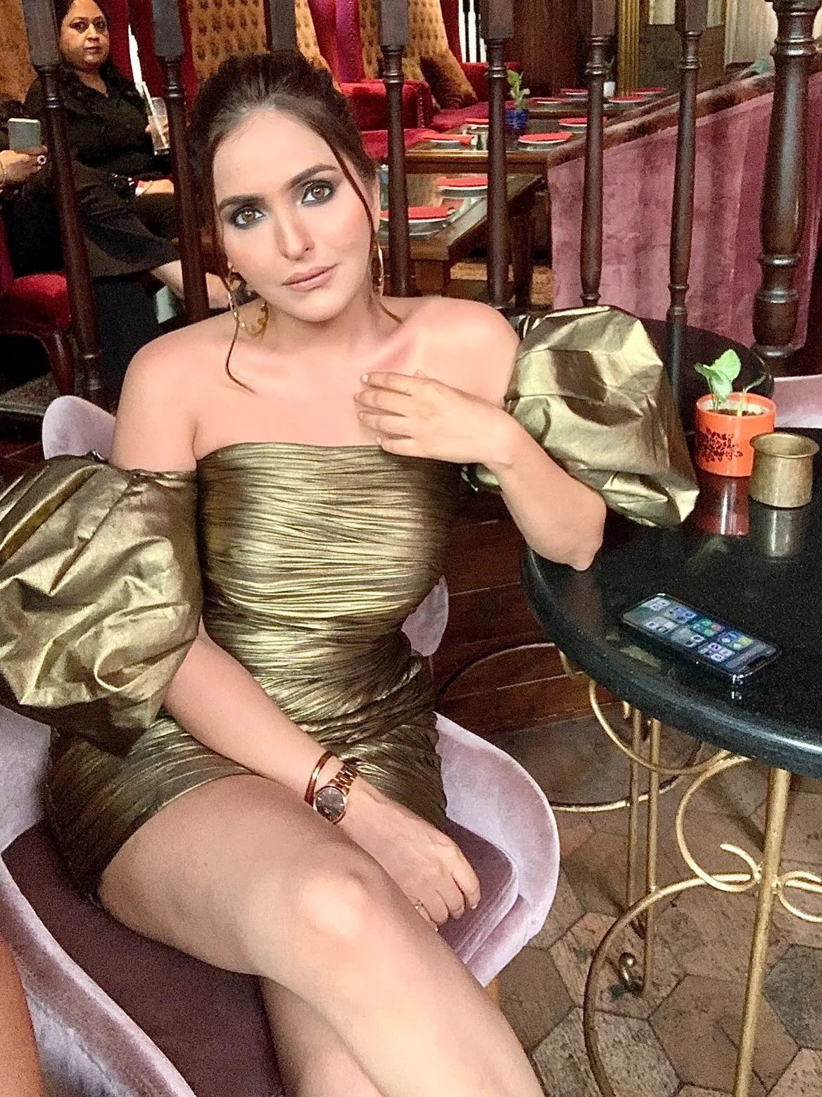 DRIP IN GOLD DRESS