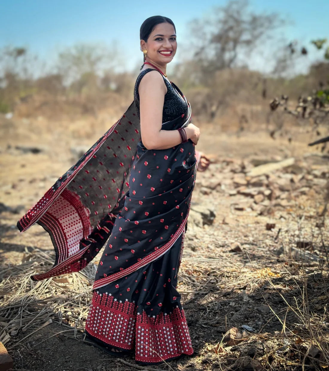 Madhubani Mekhela Chador