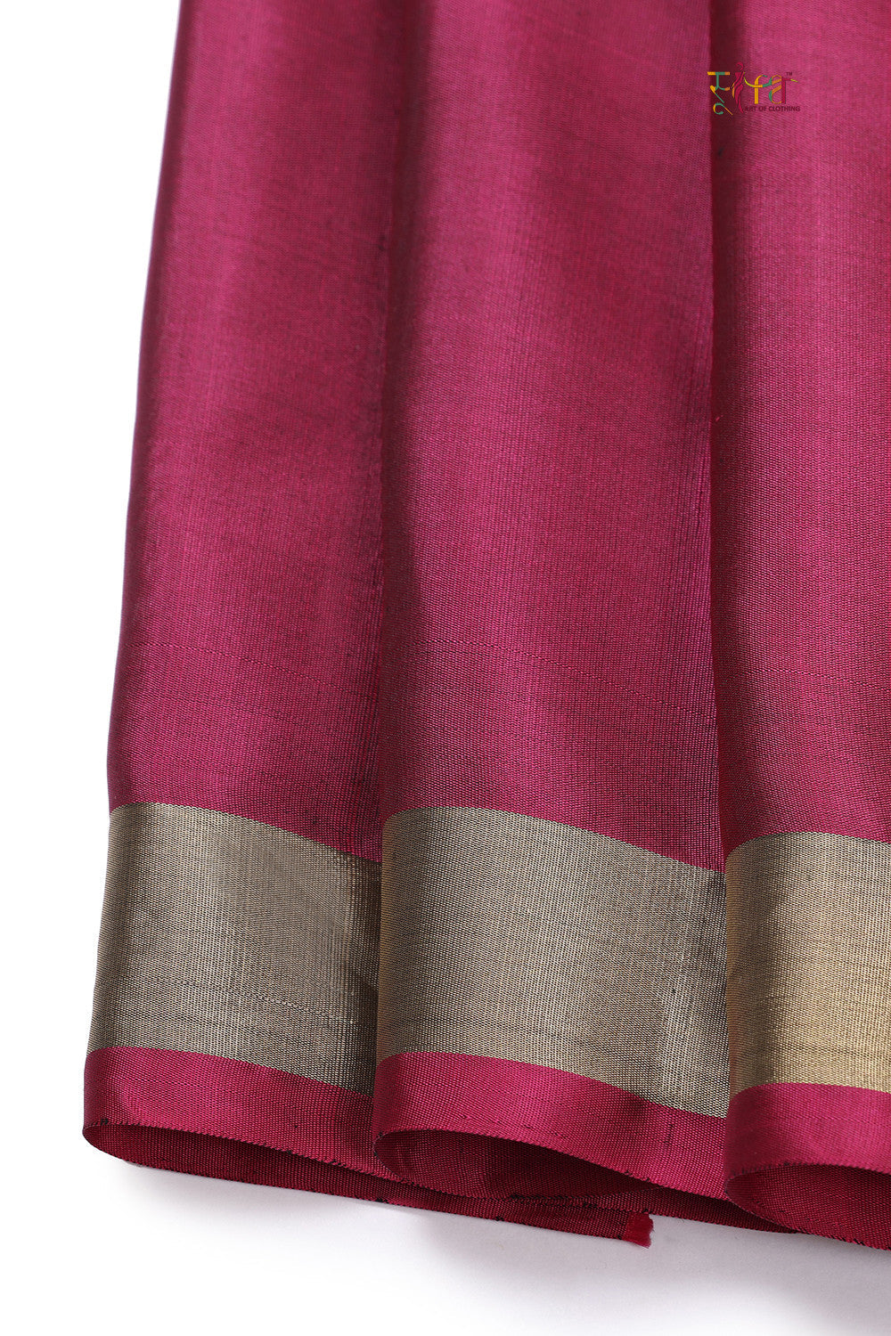 Handloom Blue And Wine Pure Mulberry Pochamaplly Silk Saree With Zari Border