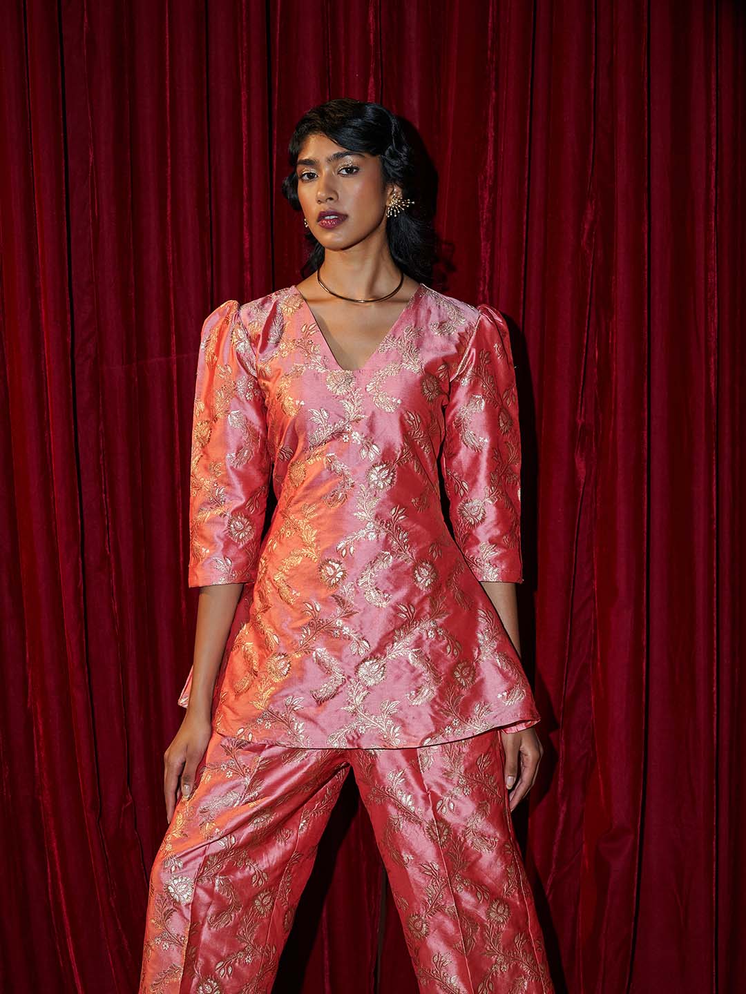 Banarasi Silk Co-Ord Set