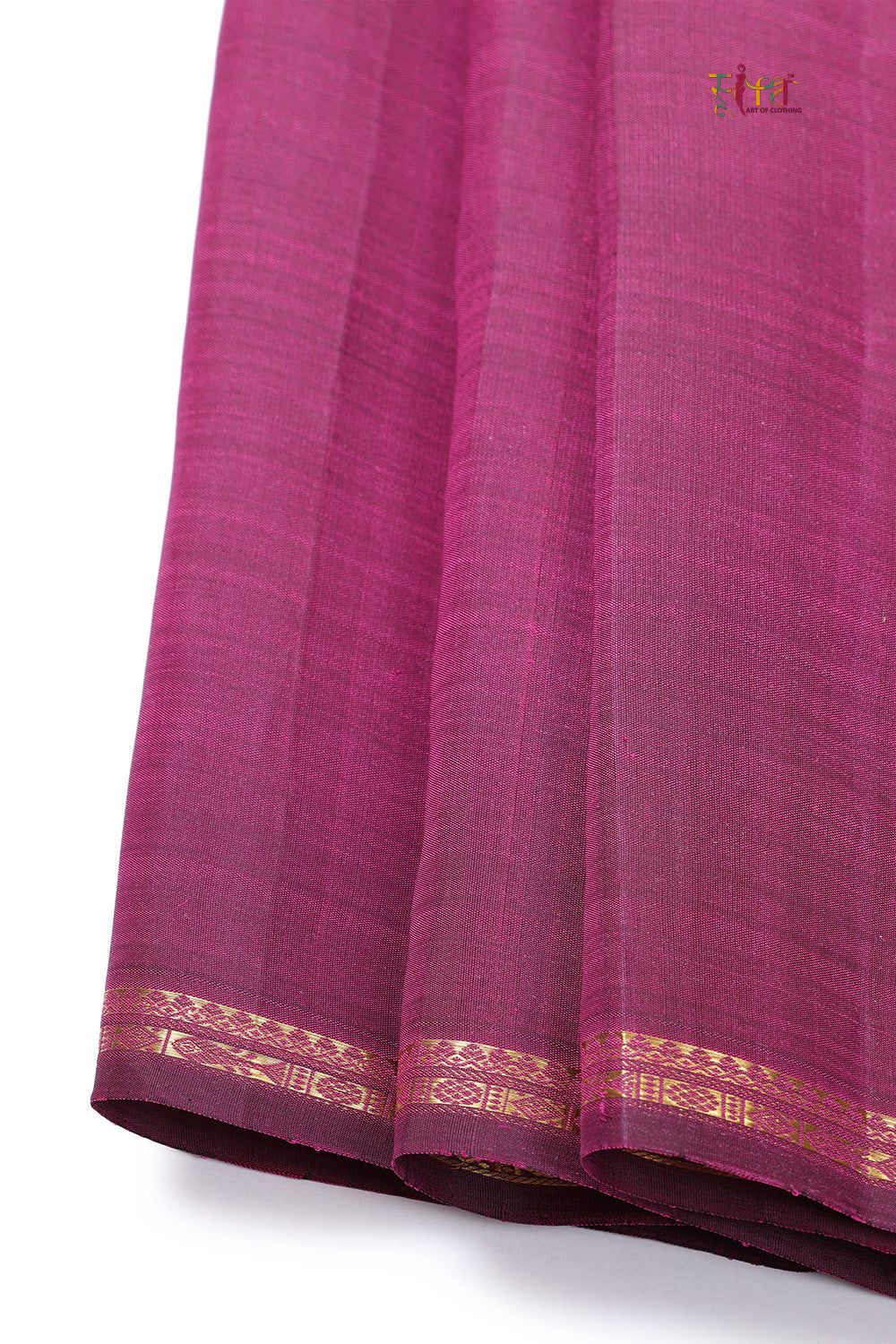 Handloom Grey And Wine Kanchipattu With Zari Check