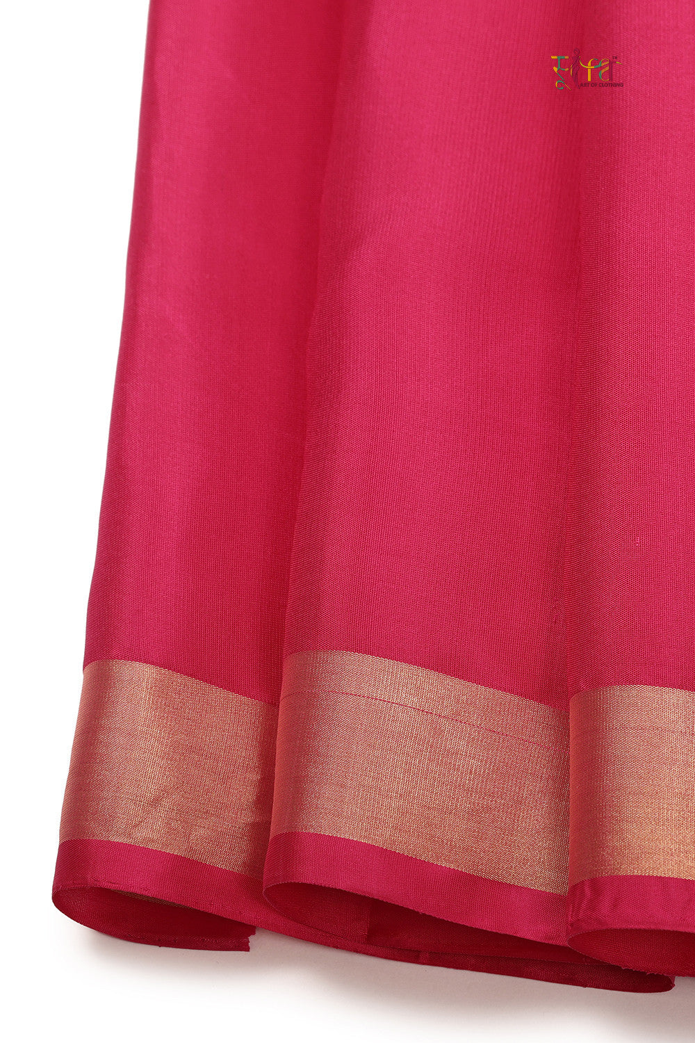 Handloom Blue And Pink Pure Mulberry Silk Pochampally Saree With Zari Border