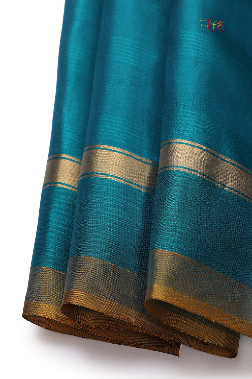 Navy Blue pure Silk handloom Kanchi contemporary Saree