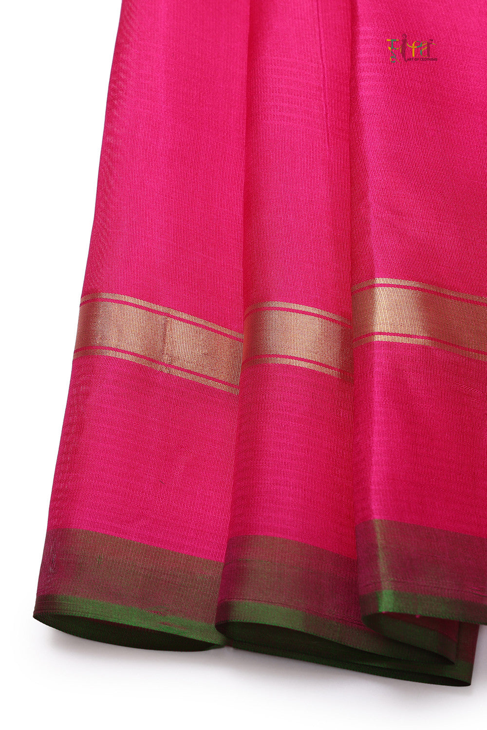 Handloom Mehandi Colour Pure Silk Kanchi Contemporary Saree