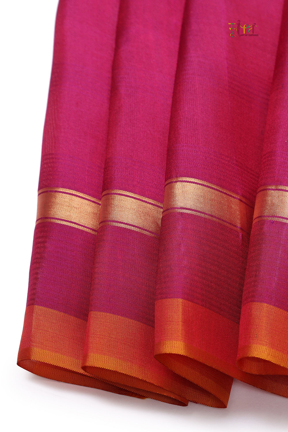 Handloom Gold  Pure Silk Kanchi Contemporary Saree