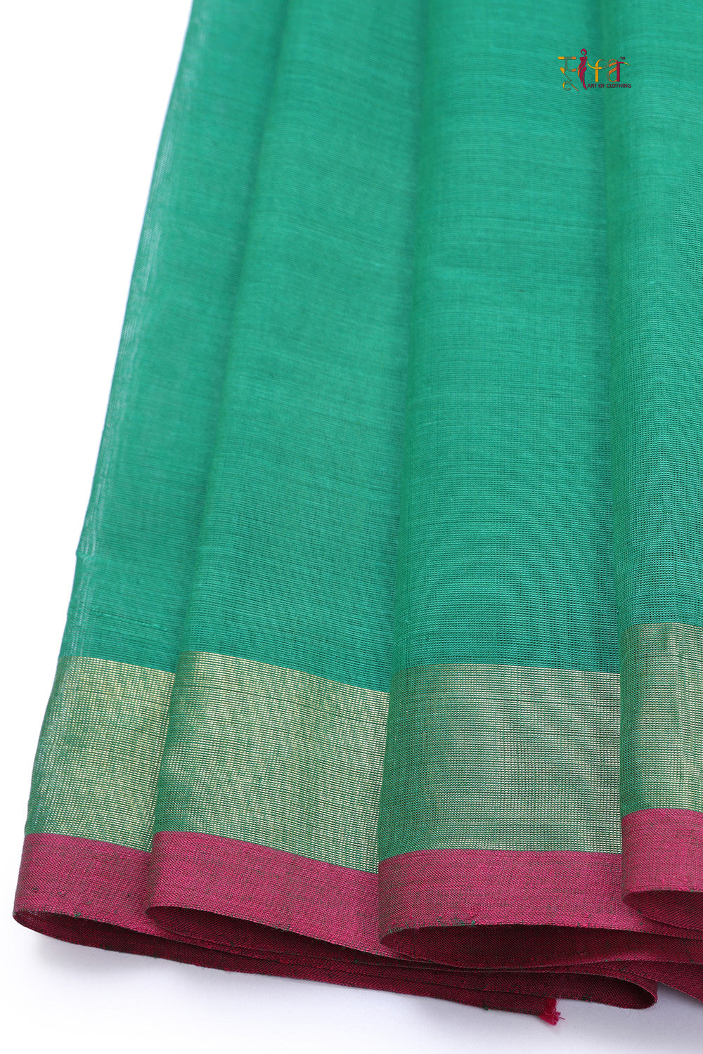 Green Handloom Kanchi Cotton Saree