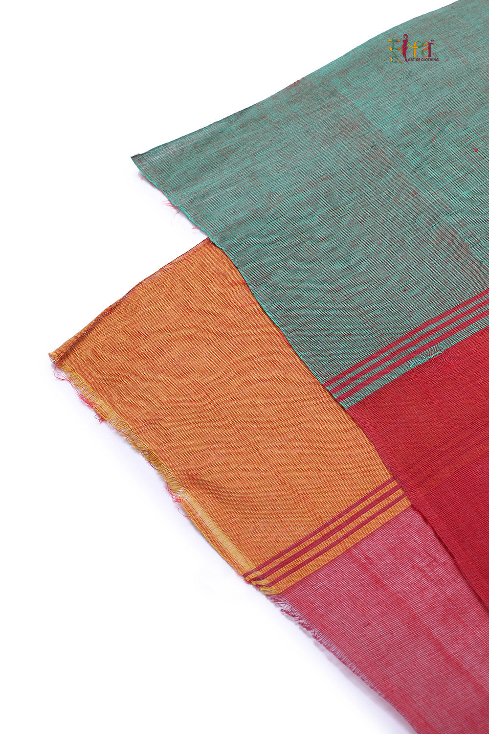 Traditional Red Handloom Cotton Kanchi Saree