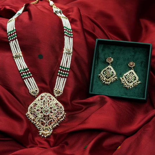 Tejasvini Traditional Polki Long Set