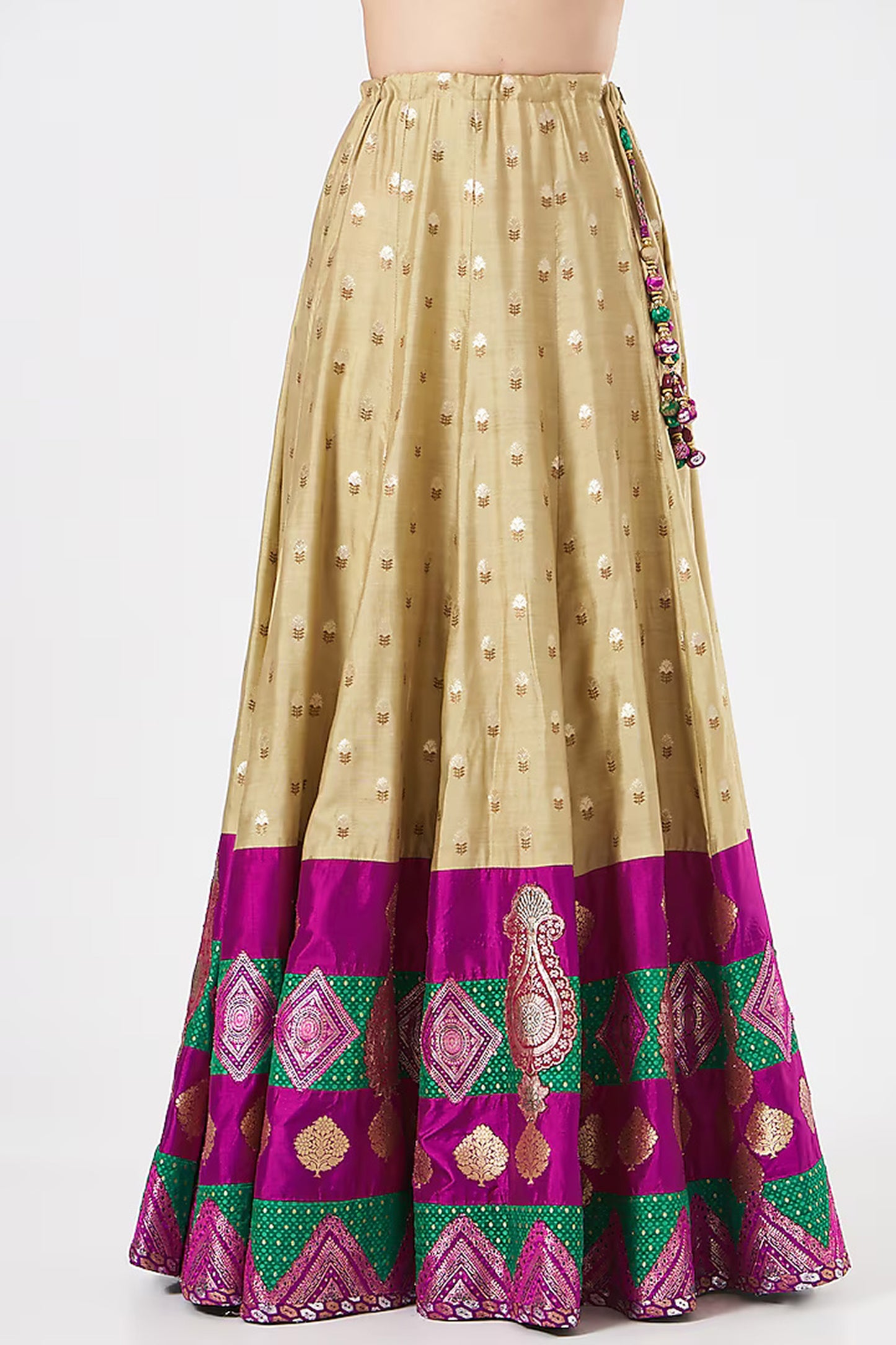 Beige Pure Pink Limited Edition Designer Lehenga Set