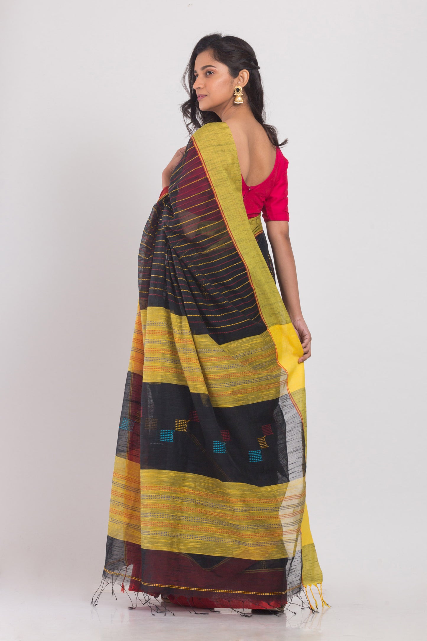 Black Handloom Saree