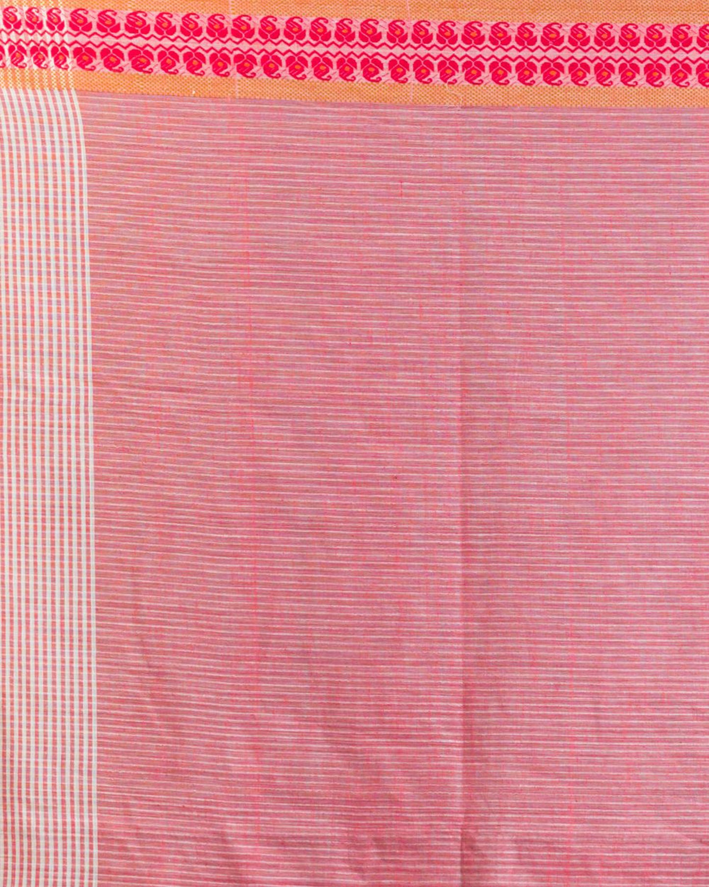 Soft Cream Cotton Tangail Saree