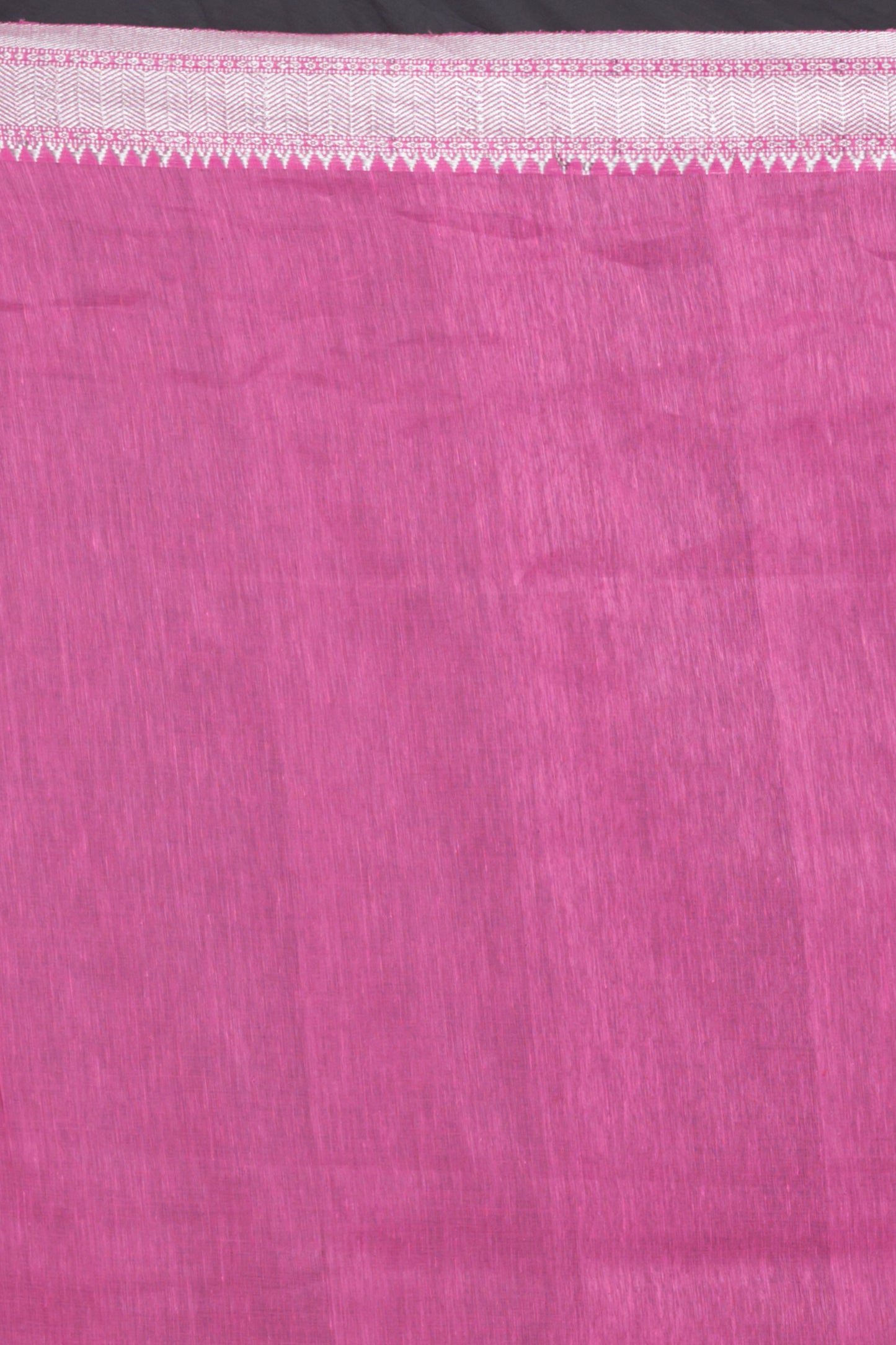 Pink Cotton Linen Jamdani Saree