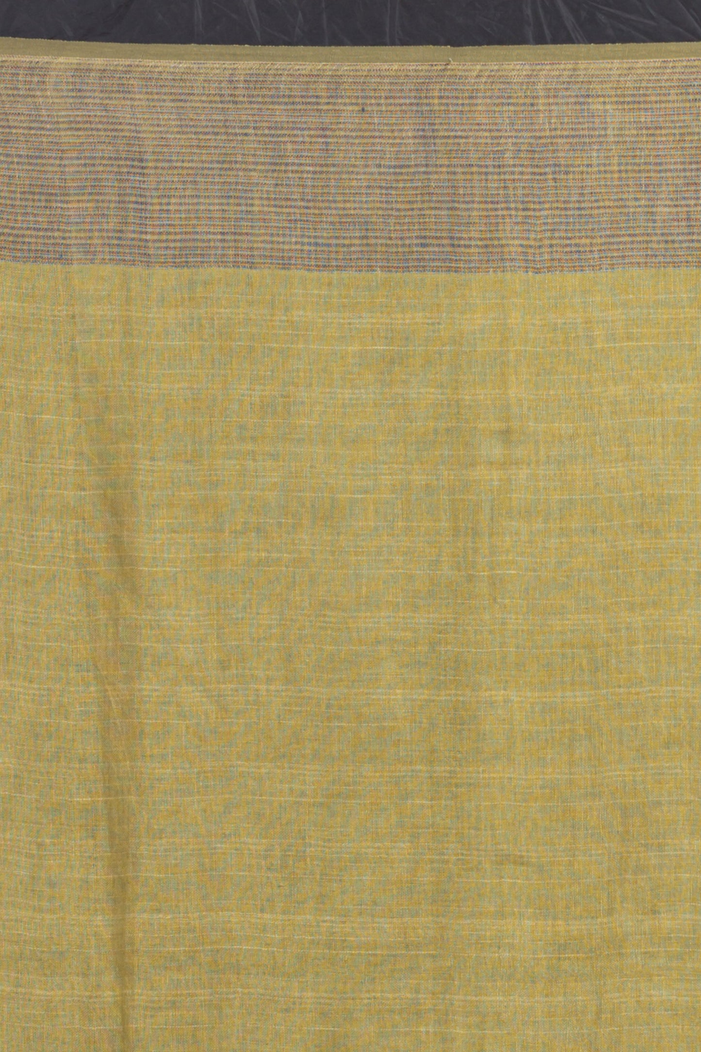 Olive Green Handwoven Linen Saree