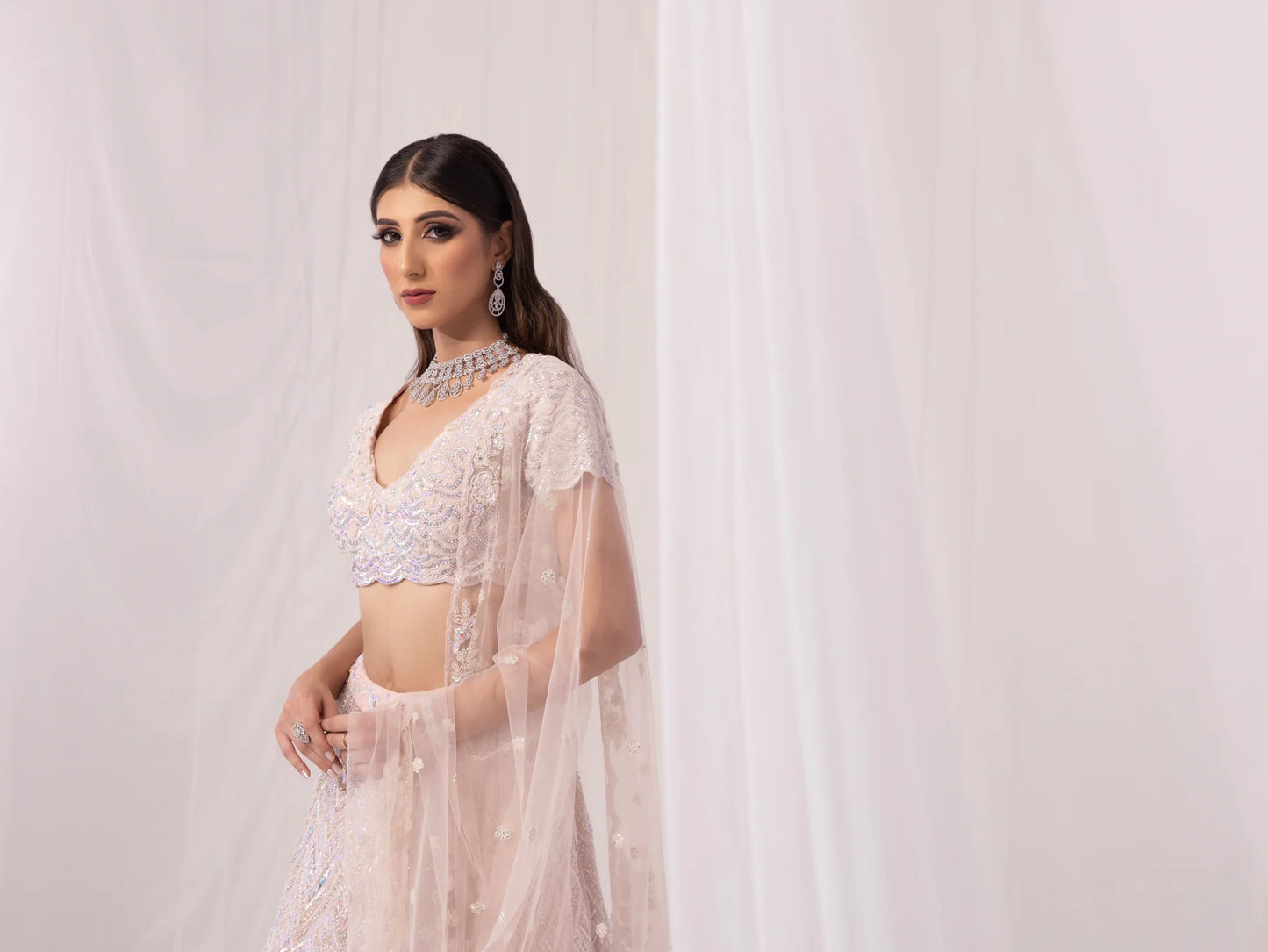 PINK GLEAM LEHENGA