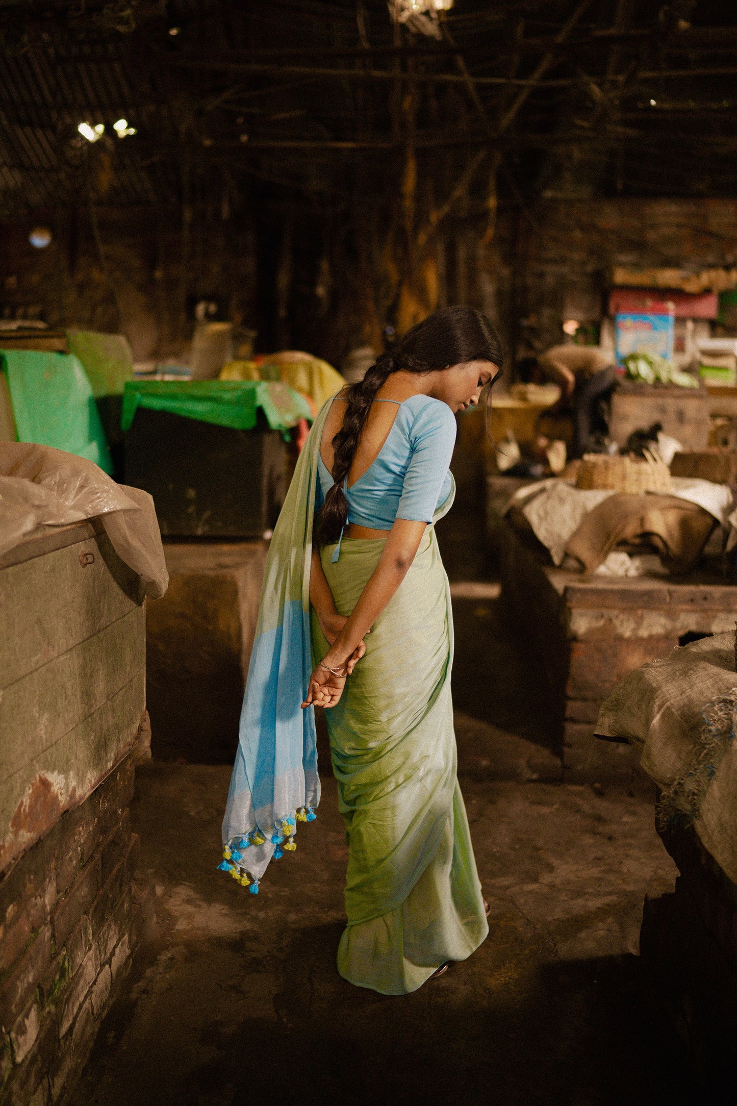 Beete Lamhe I Mul Modal handloom saree