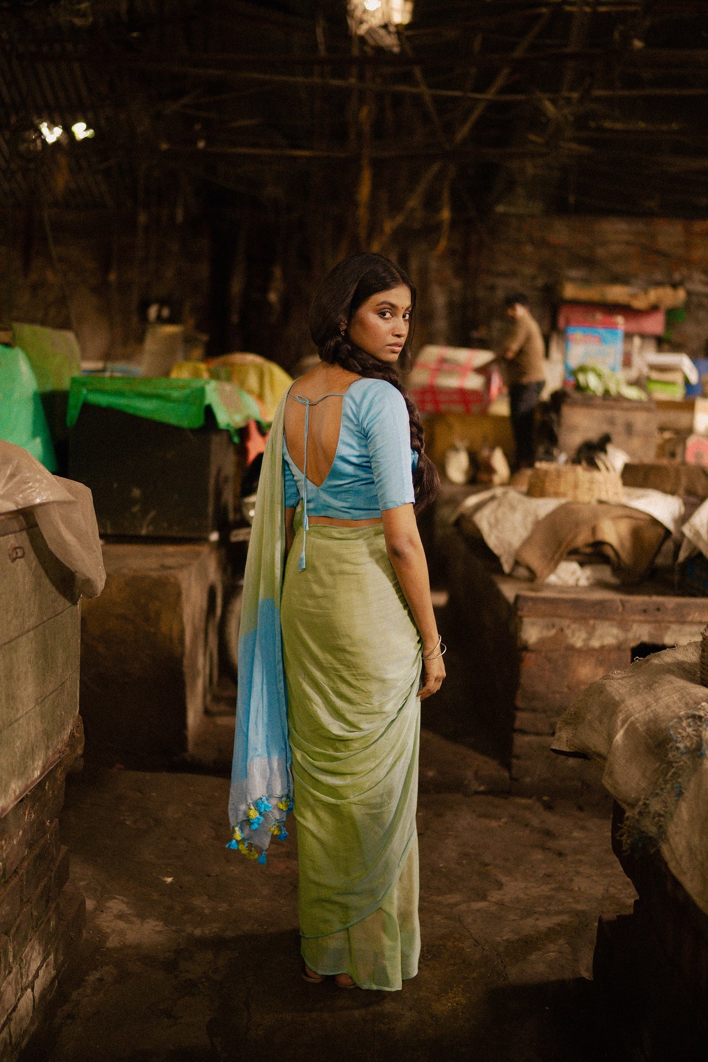 Beete Lamhe I Mul Modal handloom saree