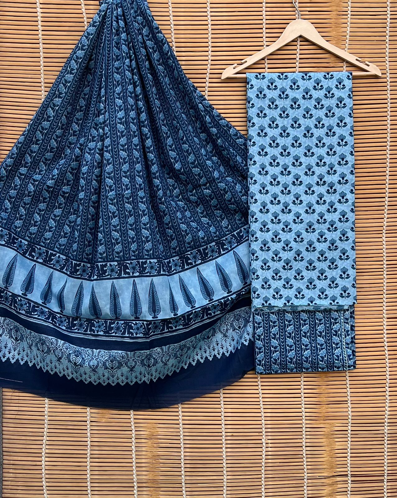 Block Print Kurta Set