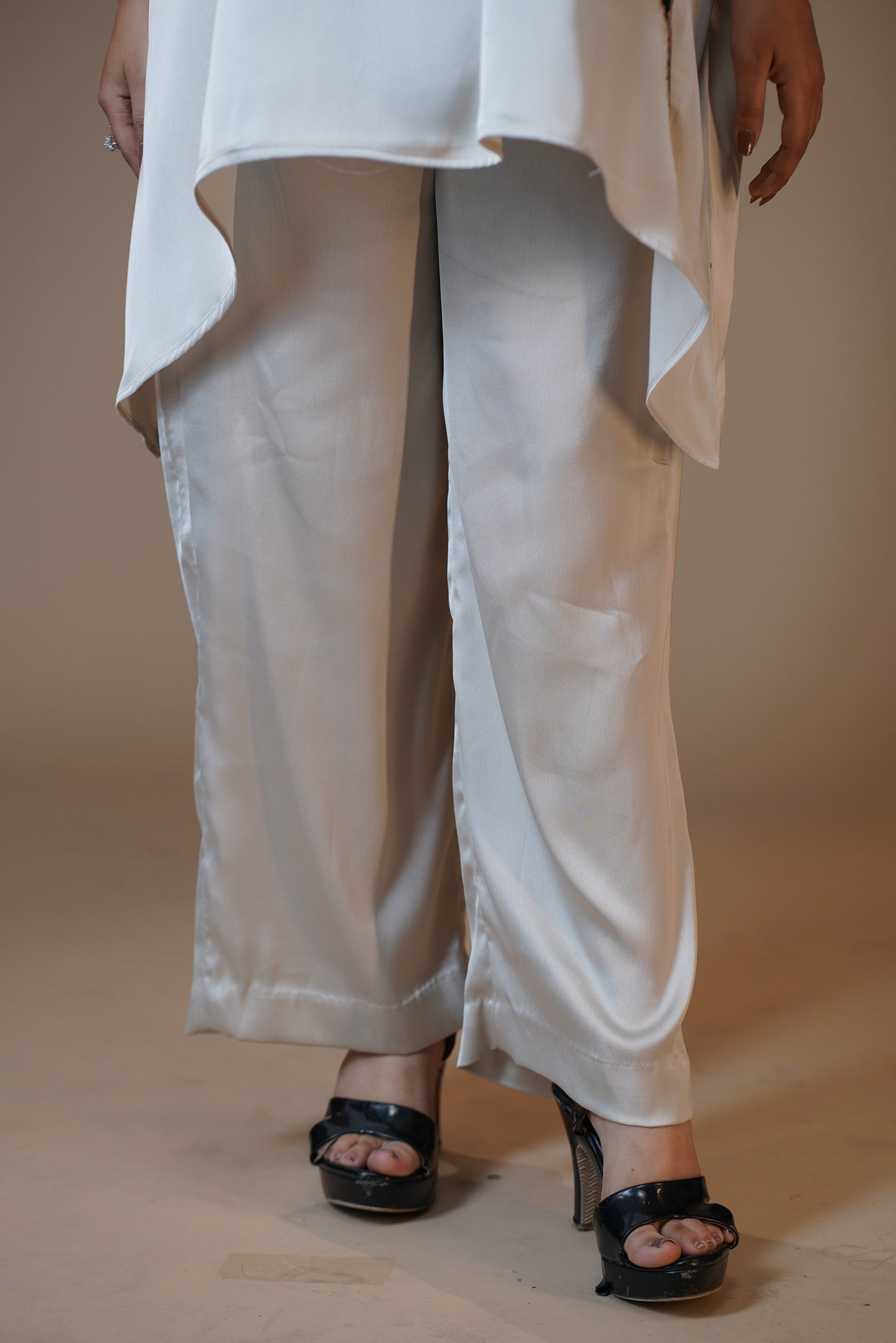 Ivory Earthen Harmony Cape with Pant set