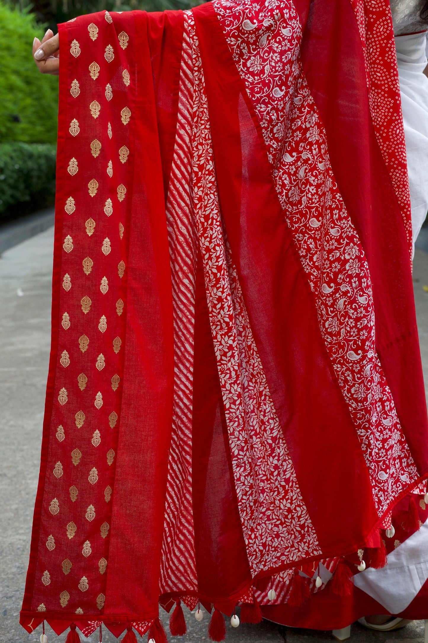 अतरंगी Red EleganceSaree