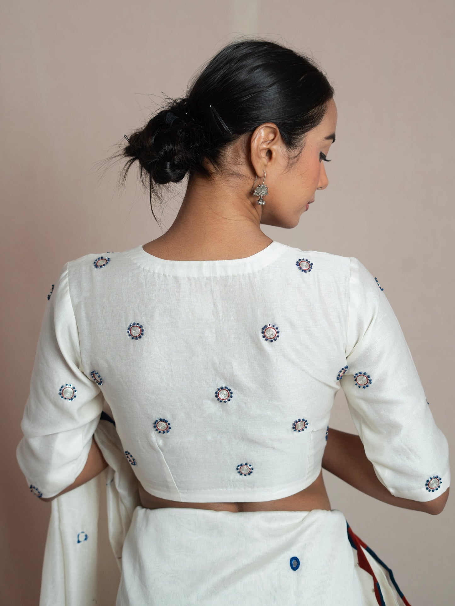 Apsara White Blouse