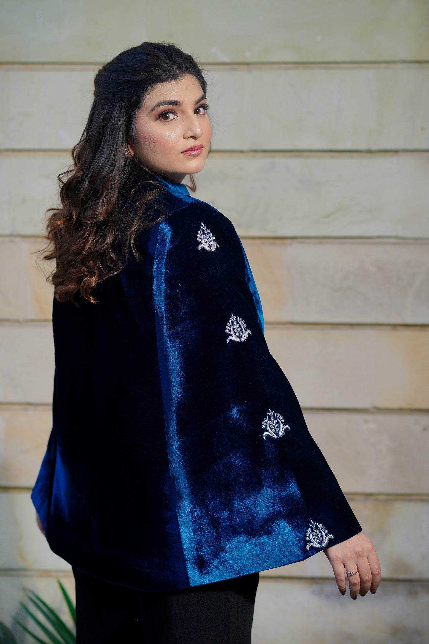 Deep Blue Charm Celestial Cape