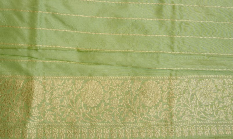 Mint Katan Pure Silk Saree - Panaya