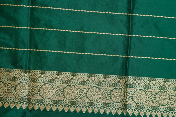 Green Saree Katan Pure Silk