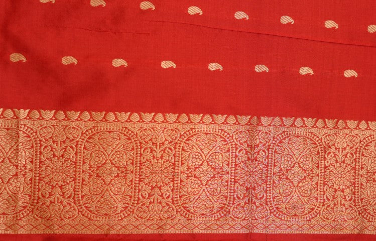 Magenta Katan Pure Silk Saree - Panaya