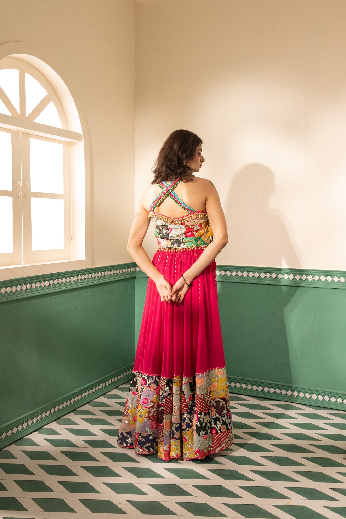 Fuchsia Finesse Lehenga Set