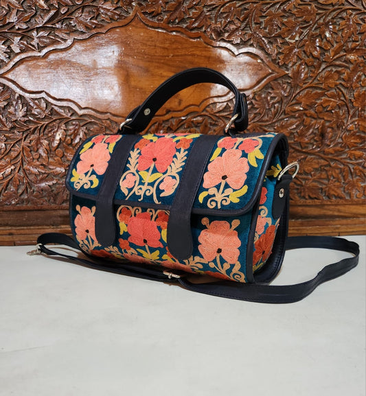 Kashmiri Embroidered Duffle Bags