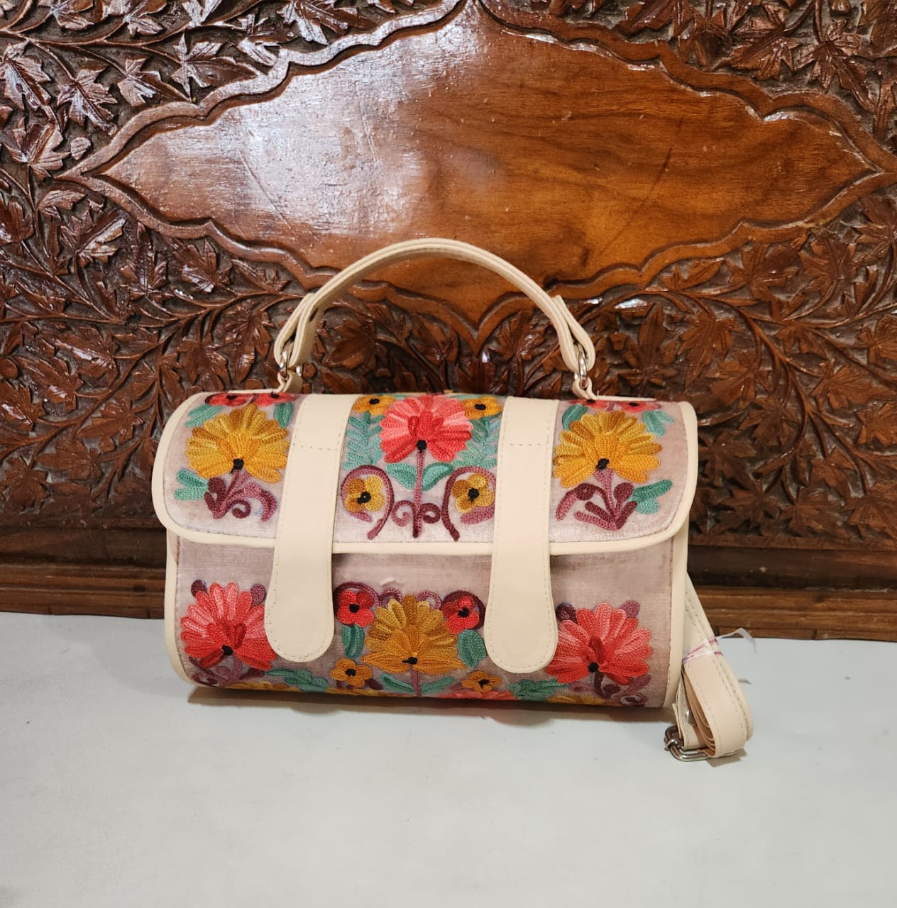 Kashmiri Embroidered Duffle Bags