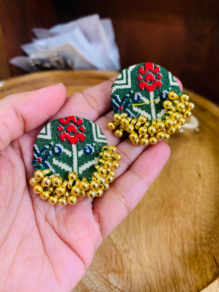 Fabric Earrings