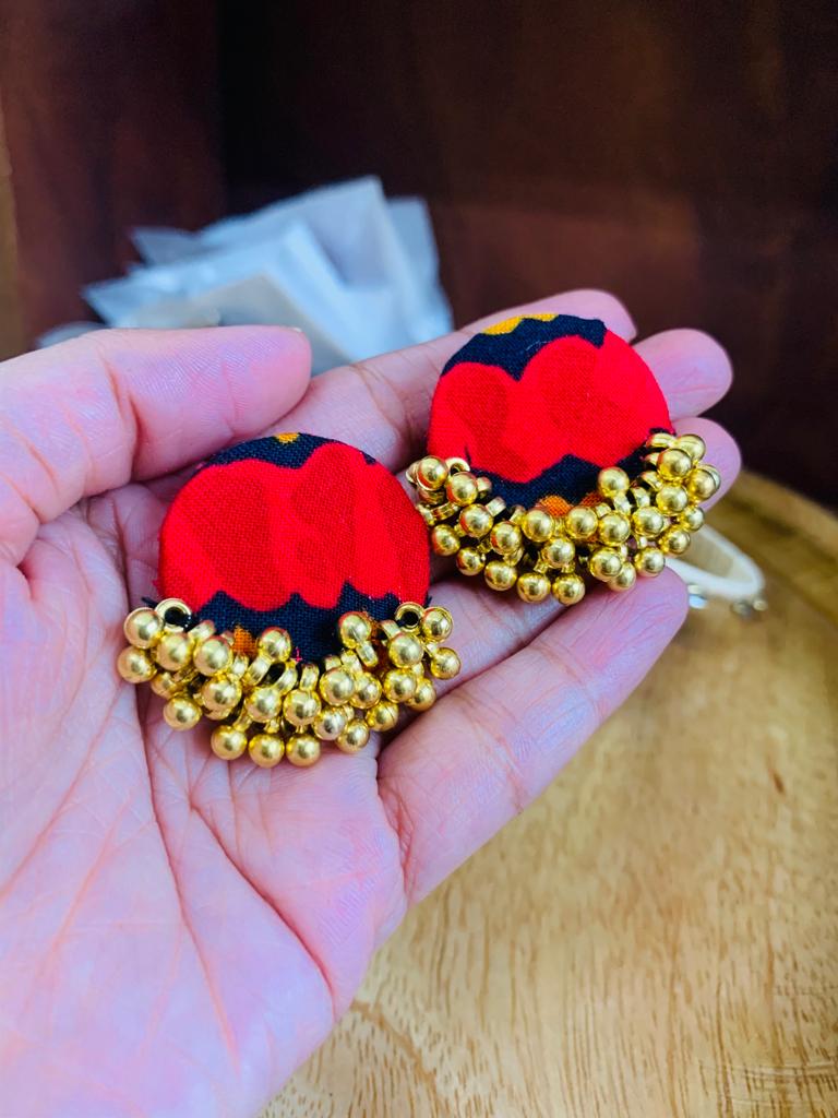 Fabric Earrings