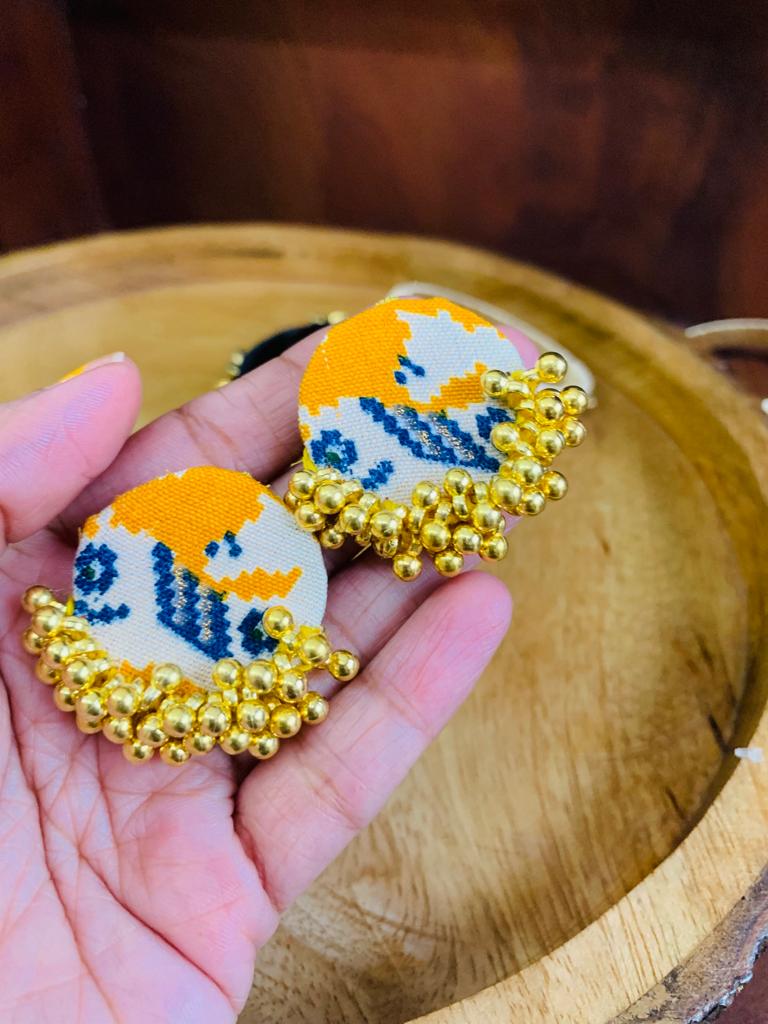 Fabric Earrings