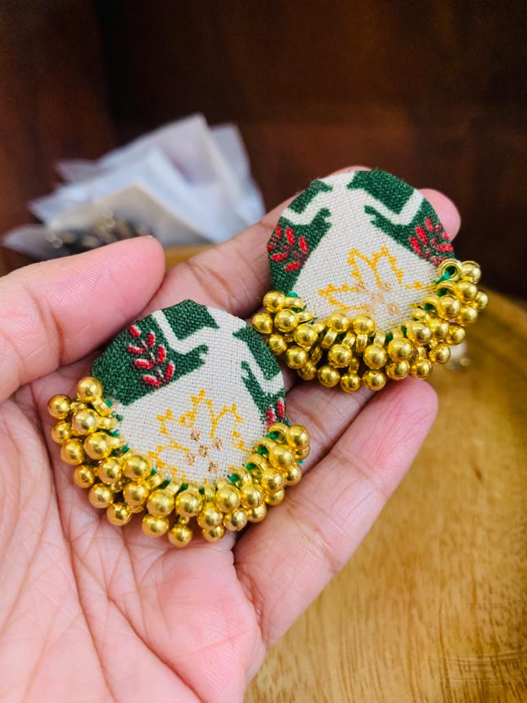 Fabric Earrings