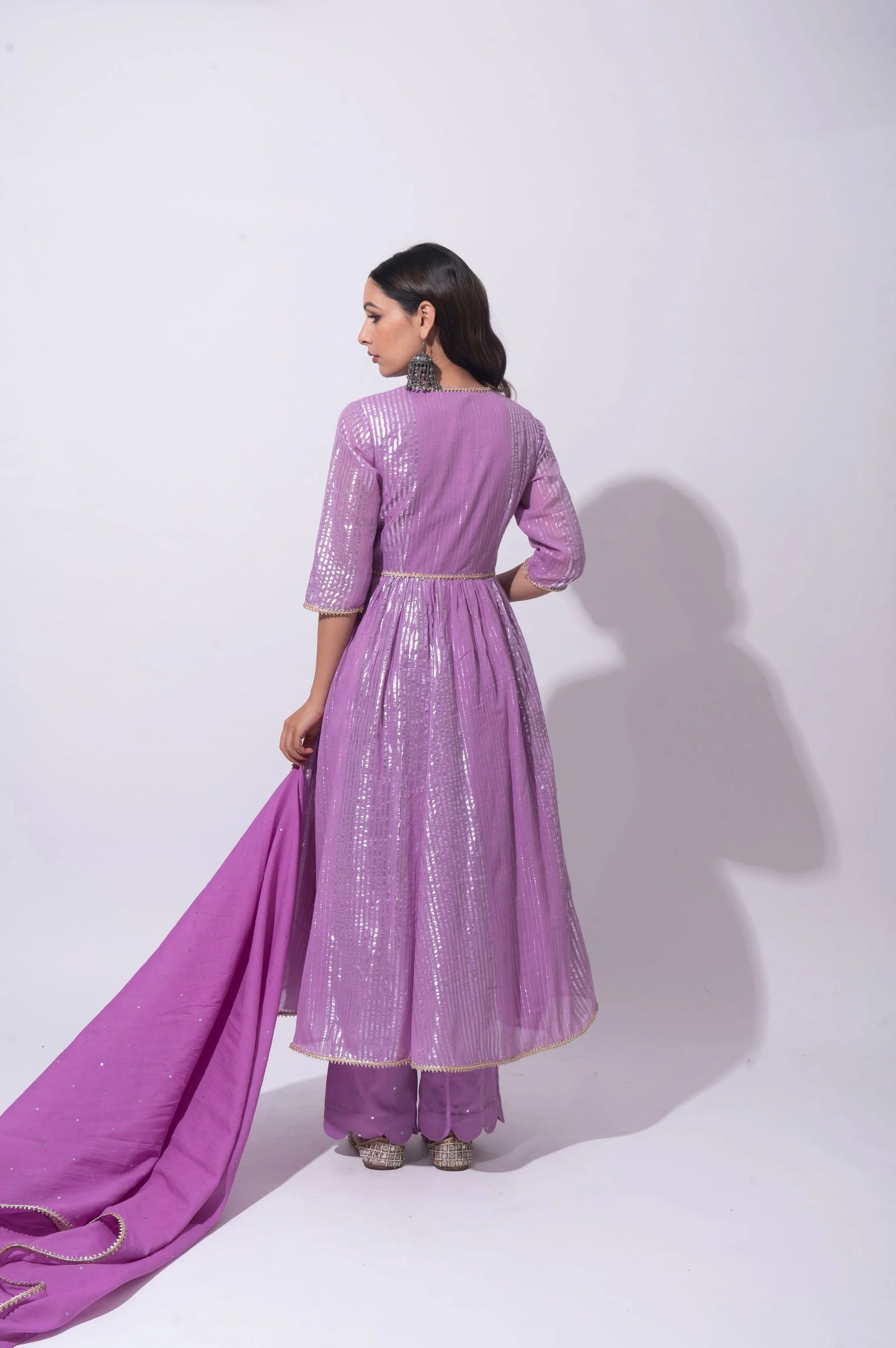 Lilac Kurta Set