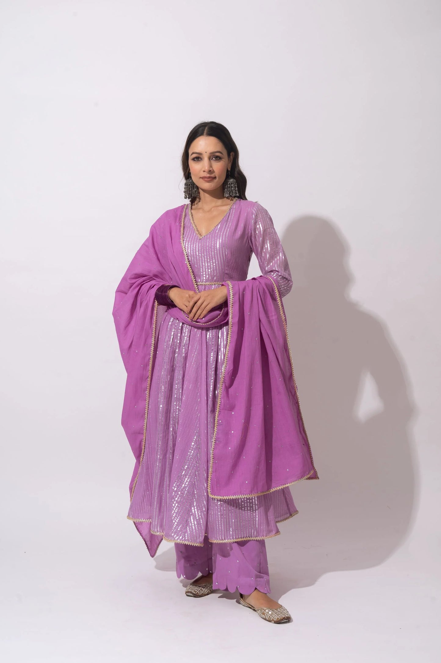 Lilac Kurta Set